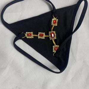 Micro string ficelle à strass sexy femme Locace - GUAPPAA