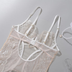 Ensemble de Lingerie de luxe en dentelle et transparence Millénial - GUAPPAA