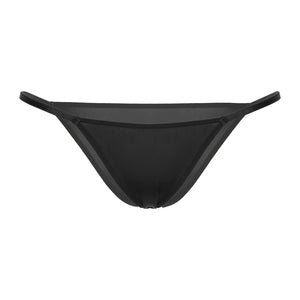 Culotte La Graphique en dentelle noire avec texture ajourée dans la lingerie Guappaa