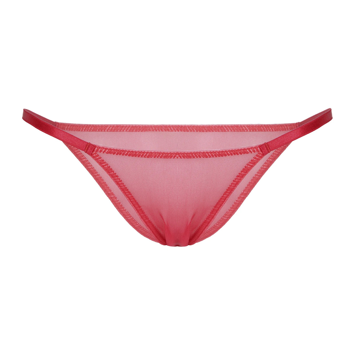 Vue de face de la culotte taille basse La Graphique montrant sa construction légère