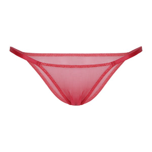Vue de face de la culotte taille basse La Graphique montrant sa construction légère