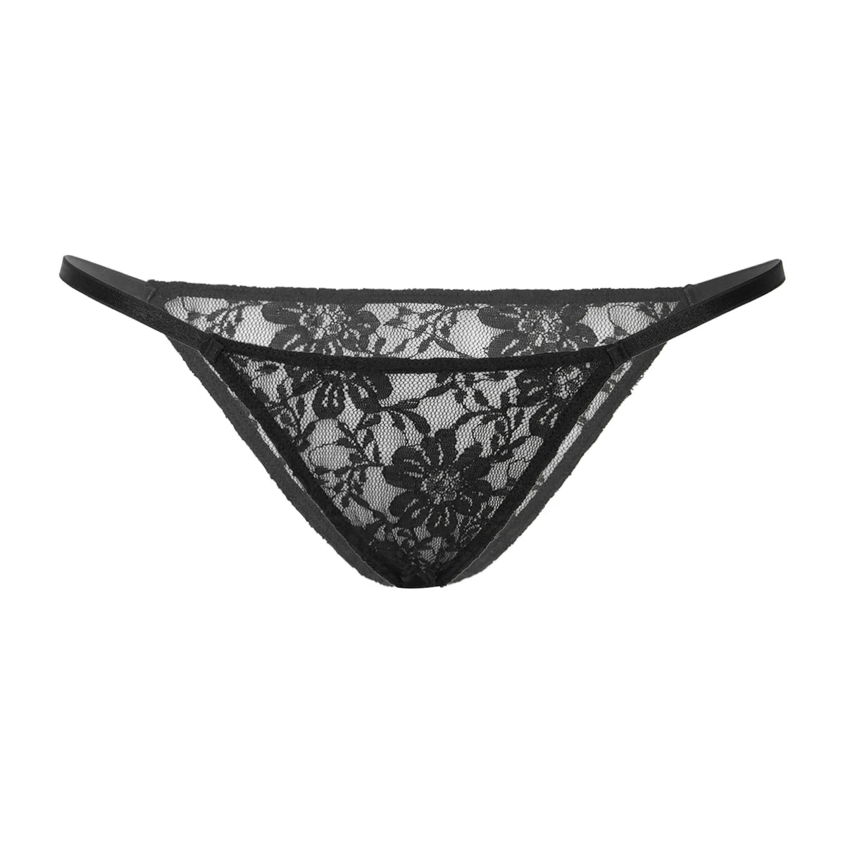 Présentation des sept styles de maille dentelle carreaux et rayures de la culotte La Graphique