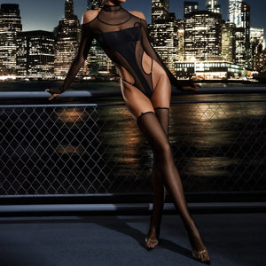 L'Ajourée - Ensemble Lingerie Maille Sexy Haut et Bas