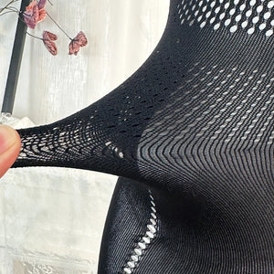 Vue arrière de la robe de bain Le Voile Solaire en nylon et élasthanne