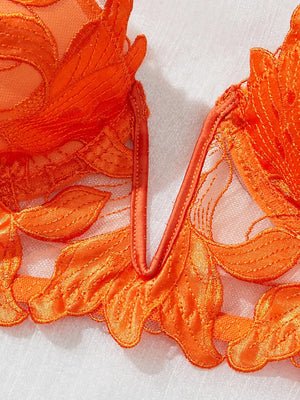 Ensemble lingerie floral brodé Le Marais — vue 16