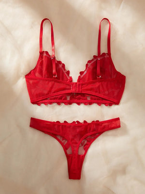 Ensemble lingerie floral brodé Le Marais — vue 23