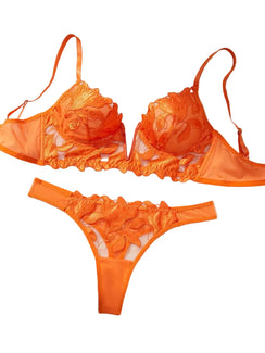 Ensemble lingerie floral brodé Le Marais — vue 31