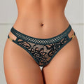 String La Bouclée en dentelle à coupe taille basse avec détail métallique dans la sélection Guappaa
