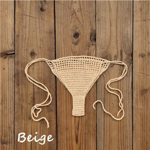 Micro string ficelle de bain crochet tricoté Benalmadena - GUAPPAA