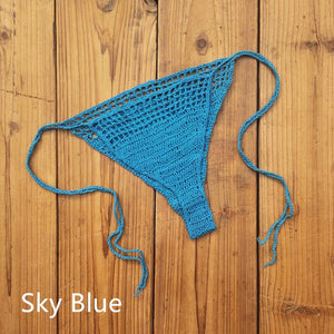 Micro string ficelle de bain crochet tricoté Benalmadena - GUAPPAA