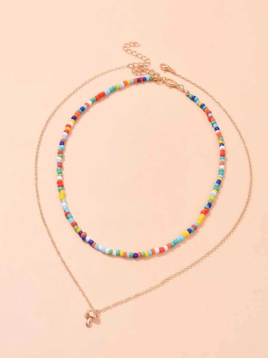 Collier bohème femme à perles ras de cou Kita - GUAPPAA
