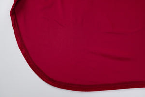 Robe longue fendue spaghetti velours à manche longue asymétrique une épaule dénudée Marbella - GUAPPAA