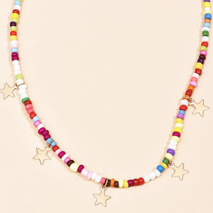 Collier bohème femme à perles ras de cou Kita - GUAPPAA