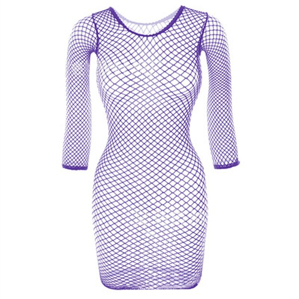 Mini robe résille ouverte sexy Matinda - GUAPPAA