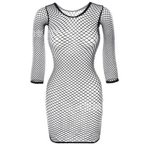 Mini robe résille ouverte sexy Matinda - GUAPPAA