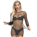 Mini robe résille ouverte sexy Matinda - GUAPPAA