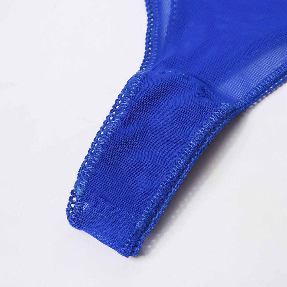 Ensemble lingerie sexy à bandes et porte-jarretelles Magnolia - GUAPPAA