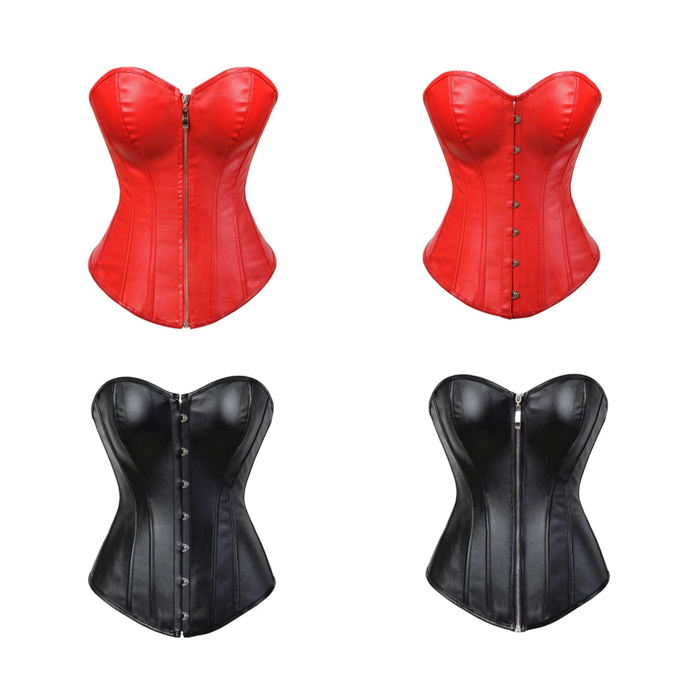 Guêpière rouge ou noir femme Espiègle - GUAPPAA