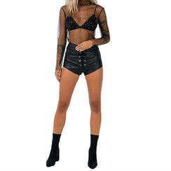 Pull femme transparent à strass sexy L'Etoile - GUAPPAA