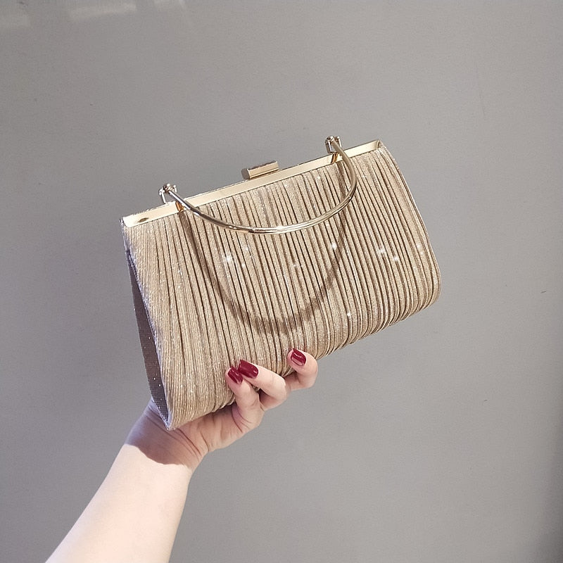 Pochette à main à pailettes chic femme Grand Paris - GUAPPAA