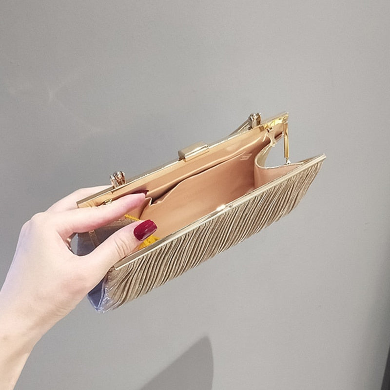 Pochette à main à pailettes chic femme Grand Paris - GUAPPAA