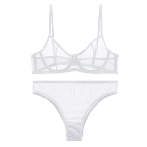 Ensemble deux pièces de lingerie fine transparente sexy Attiser - GUAPPAA
