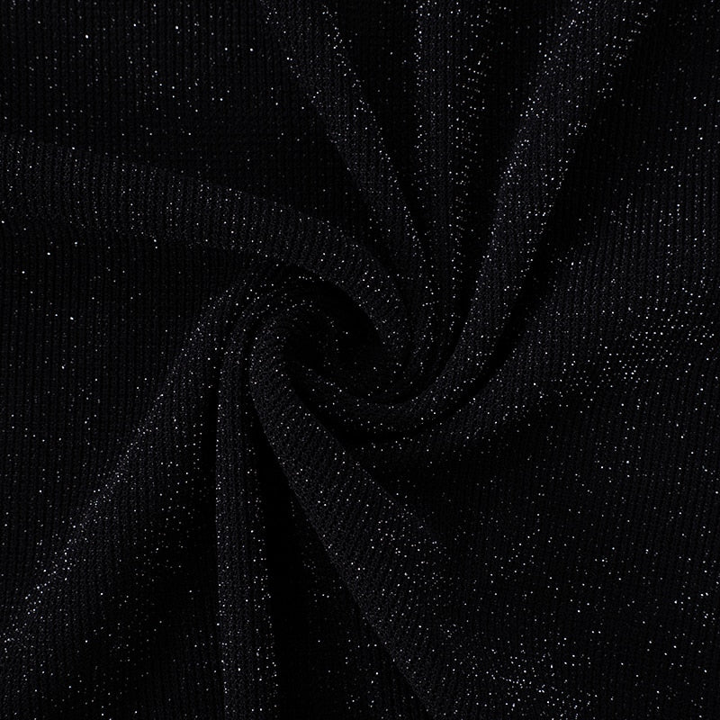Robe fourreau noire transparente longue Midnight - GUAPPAA
