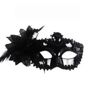 Masque vénitien diamants et plumes - GUAPPAA