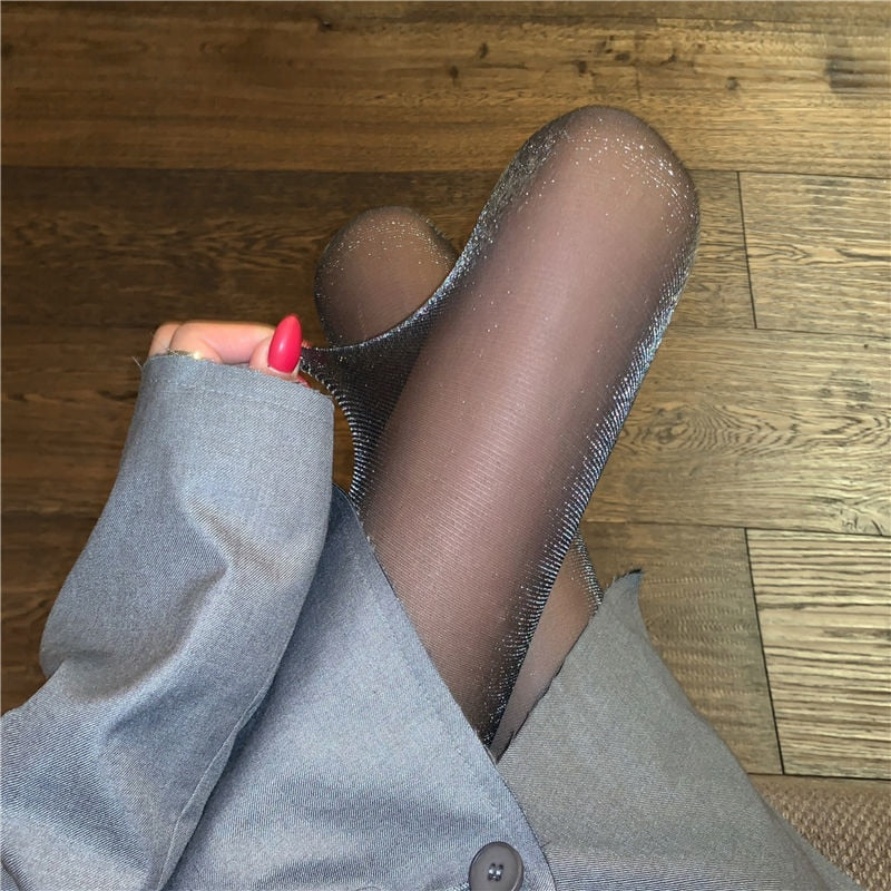 Collants scintillants brillants femme Milan - GUAPPAA