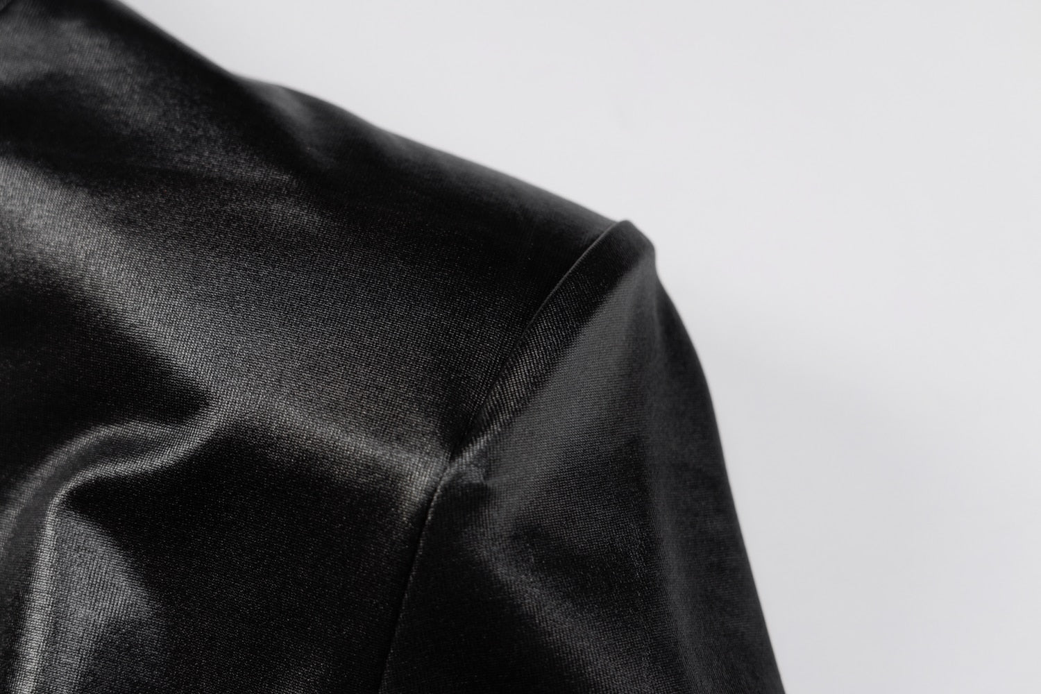 Robe courte simili manches longues col rond Empire - GUAPPAA