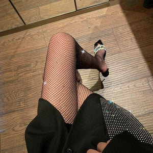Collants résille à strass brillants Crystal Palace - GUAPPAA