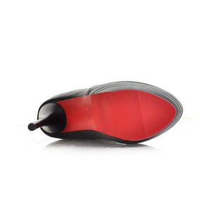 Cuissardes talons aiguille en simili 34-43 Melrose Café - GUAPPAA
