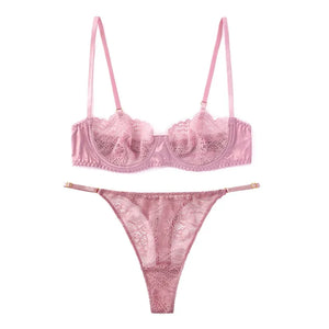 Ensemble lingerie deux pièces dentelle en transparence Tolla - GUAPPAA