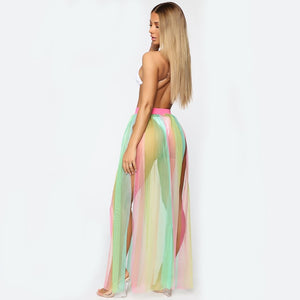 Jupe longue transparente effet tulle Plage Privée - GUAPPAA