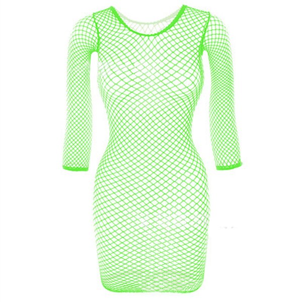 Mini robe résille ouverte sexy Matinda - GUAPPAA