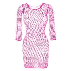 Mini robe résille ouverte sexy Matinda - GUAPPAA