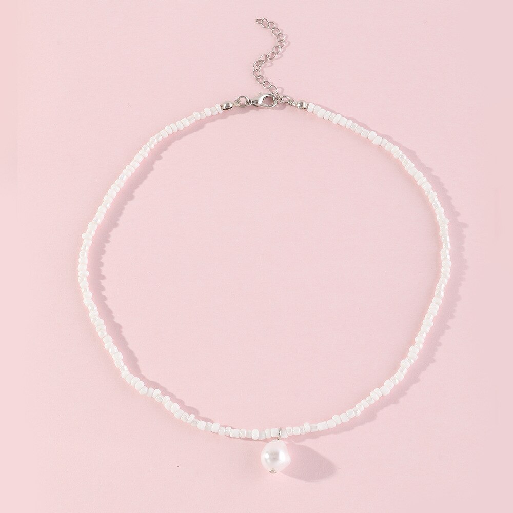 Collier bohème femme à perles ras de cou Kita - GUAPPAA