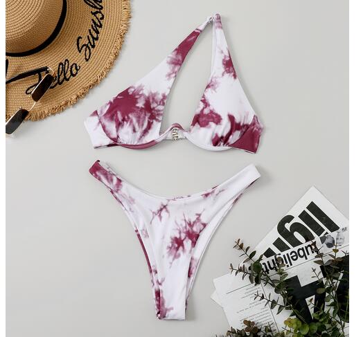 Bikini tanga bretelles asymétriques Solia - GUAPPAA