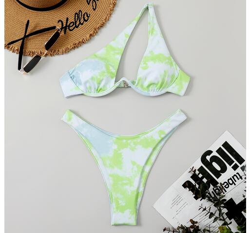 Bikini tanga bretelles asymétriques Solia - GUAPPAA