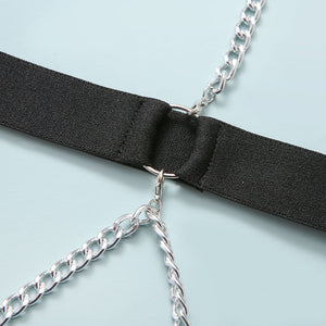 Body string transparent à collier et chaîne armaturé Quetsche - GUAPPAA