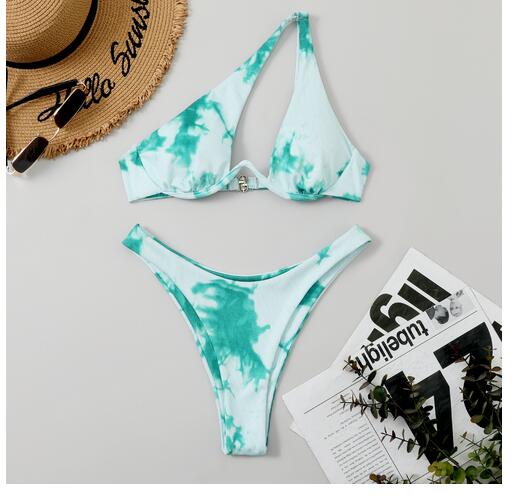 Bikini tanga bretelles asymétriques Solia - GUAPPAA