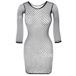 Mini robe résille ouverte sexy Matinda - GUAPPAA