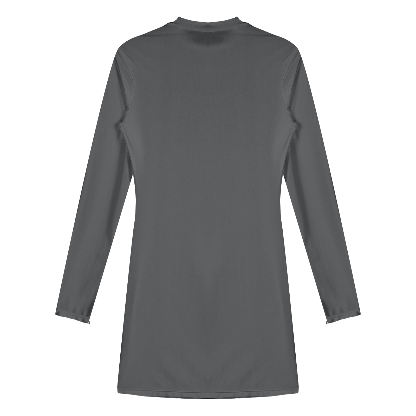 Mini robe moulante manches longues col rond Downing - GUAPPAA