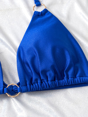 Maillot de bain string tanga deux pièces avec anneaux Juma - GUAPPAA