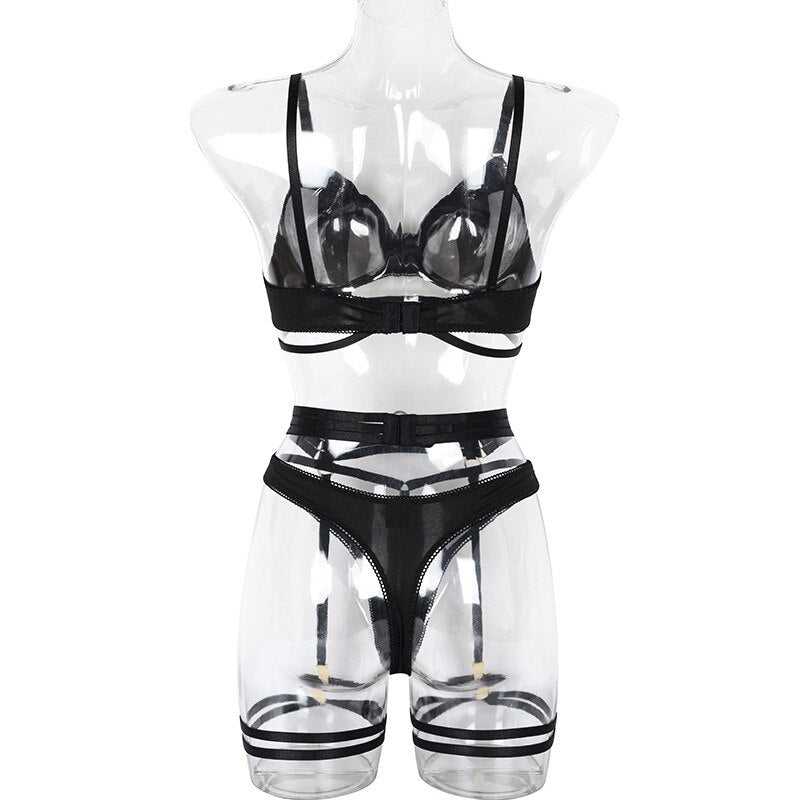 Lingerie transparente érotique et sensuelle ensemble sexy S M L XL Fruit de la passion - GUAPPAA