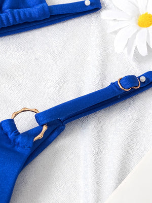 Maillot de bain string tanga deux pièces avec anneaux Juma - GUAPPAA