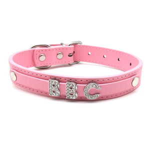 Collier soumise bondage bdsm personnalisable 1-9 lettres punk gothique Slave - GUAPPAA