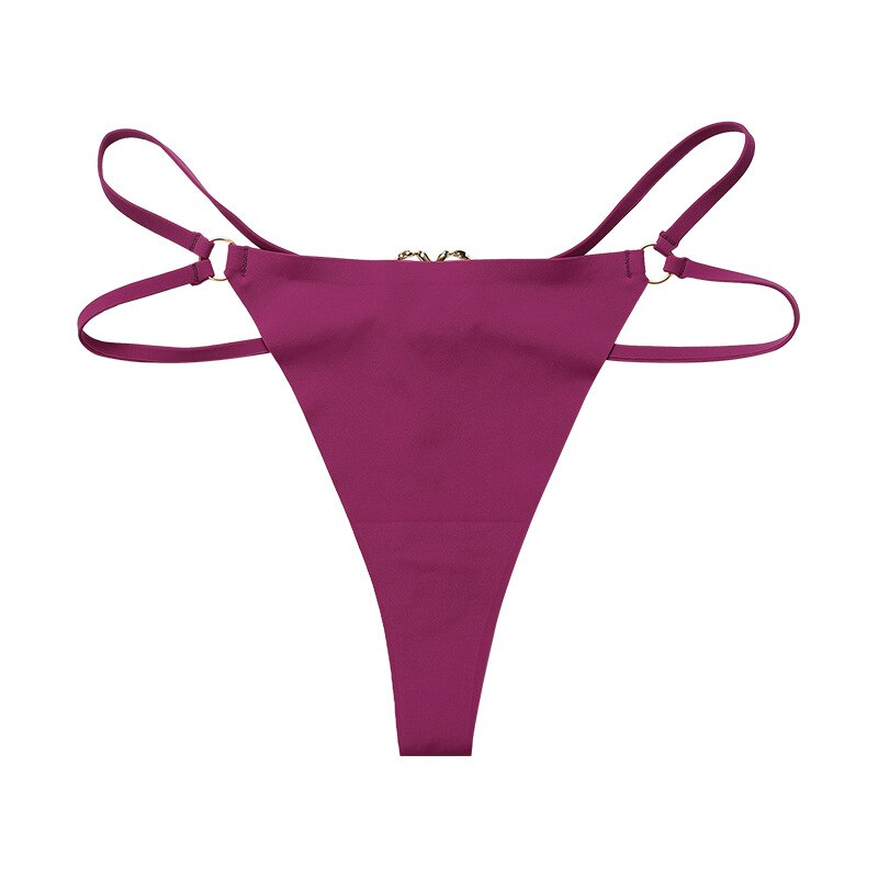 Micro string double ficelle avec coeur en métal S-XL Amor - GUAPPAA