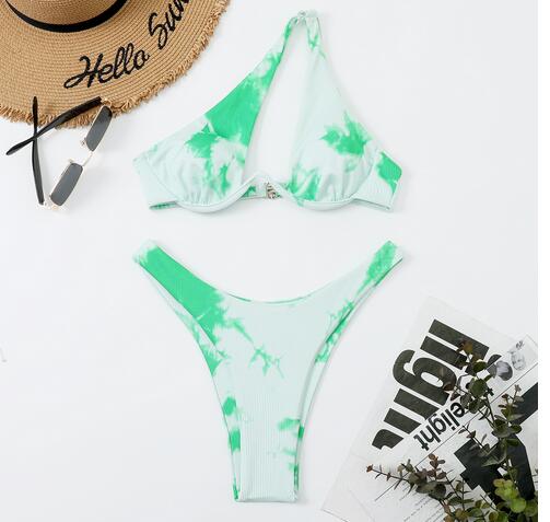 Bikini tanga bretelles asymétriques Solia - GUAPPAA
