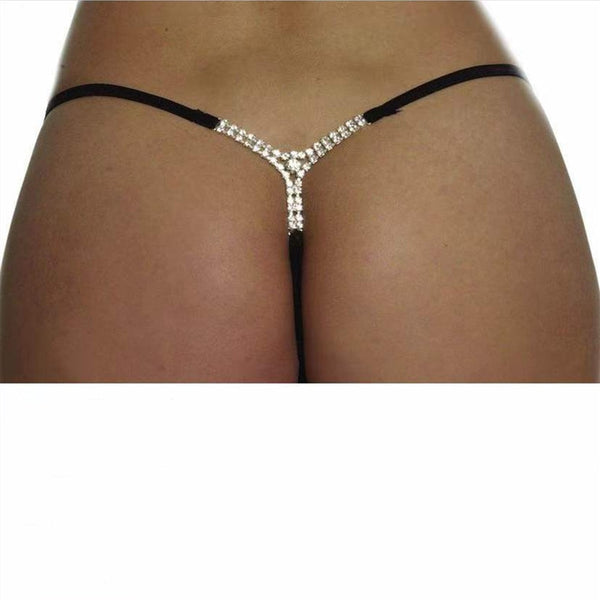 Micro string ficelle à strass sexy femme Locace